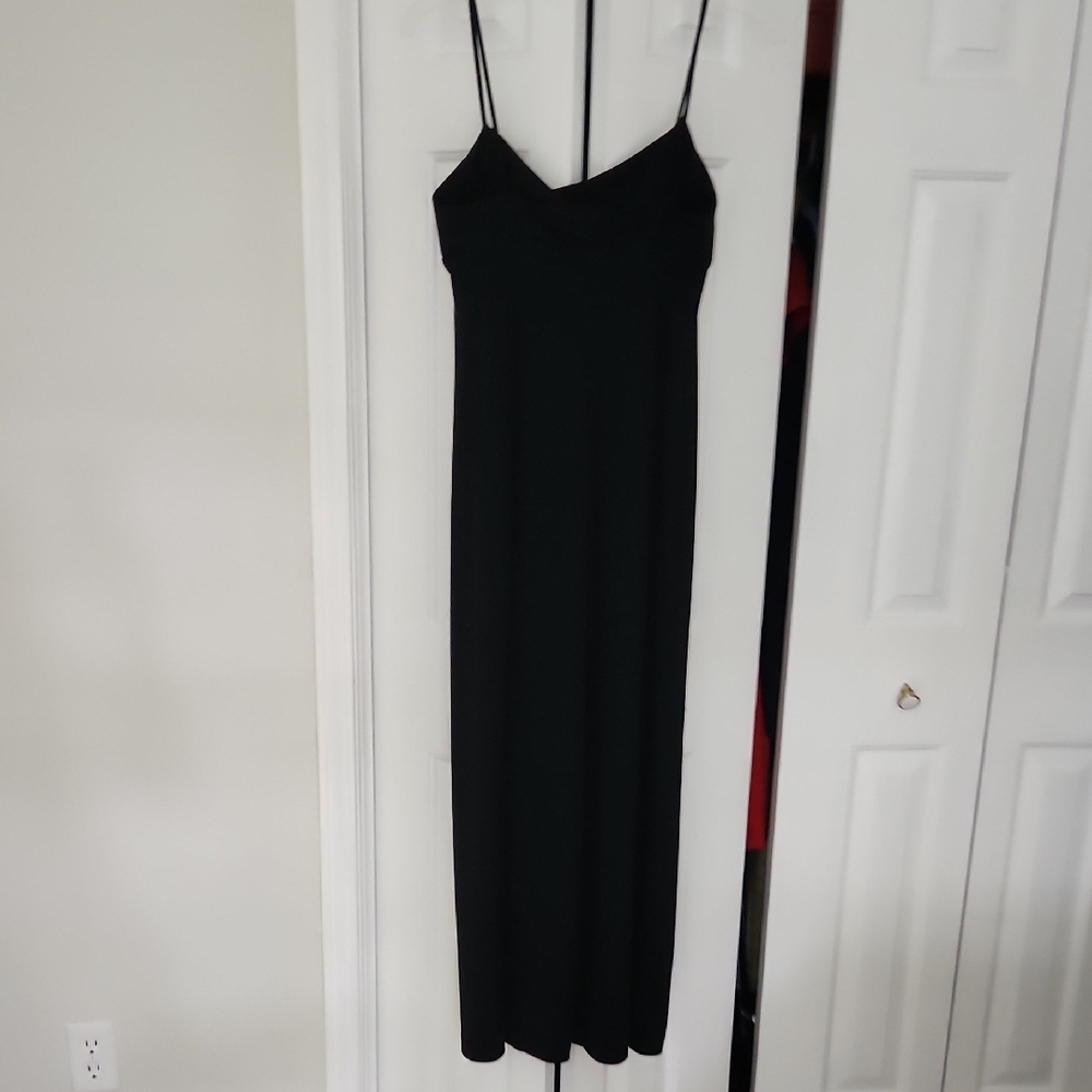 Vintage Elegant Black BCBG Maxazaria 1990s Slip Dress Size 4